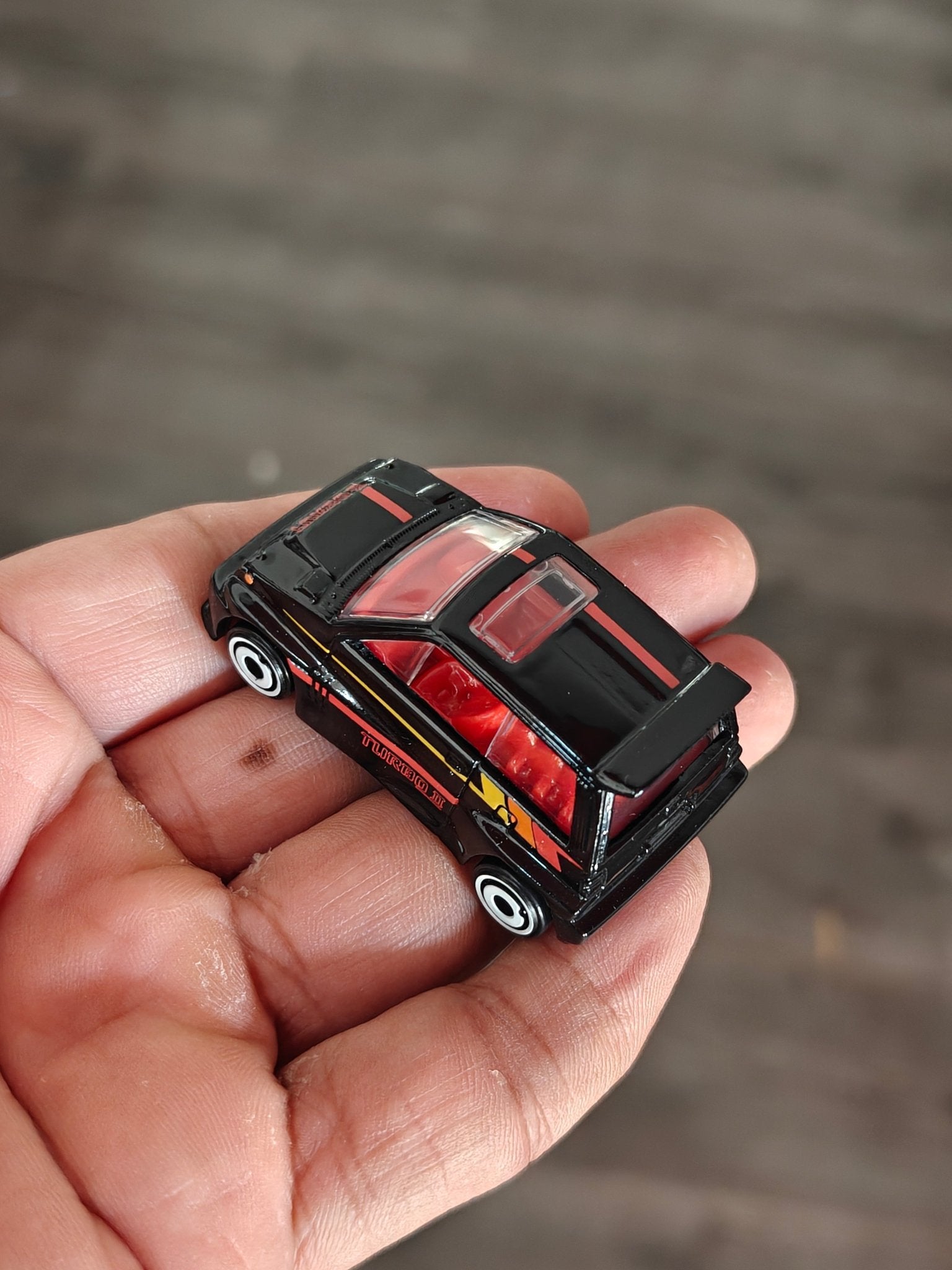 Hot Wheels 1985 Honda City Turbo II (Black) - Kinder Logs