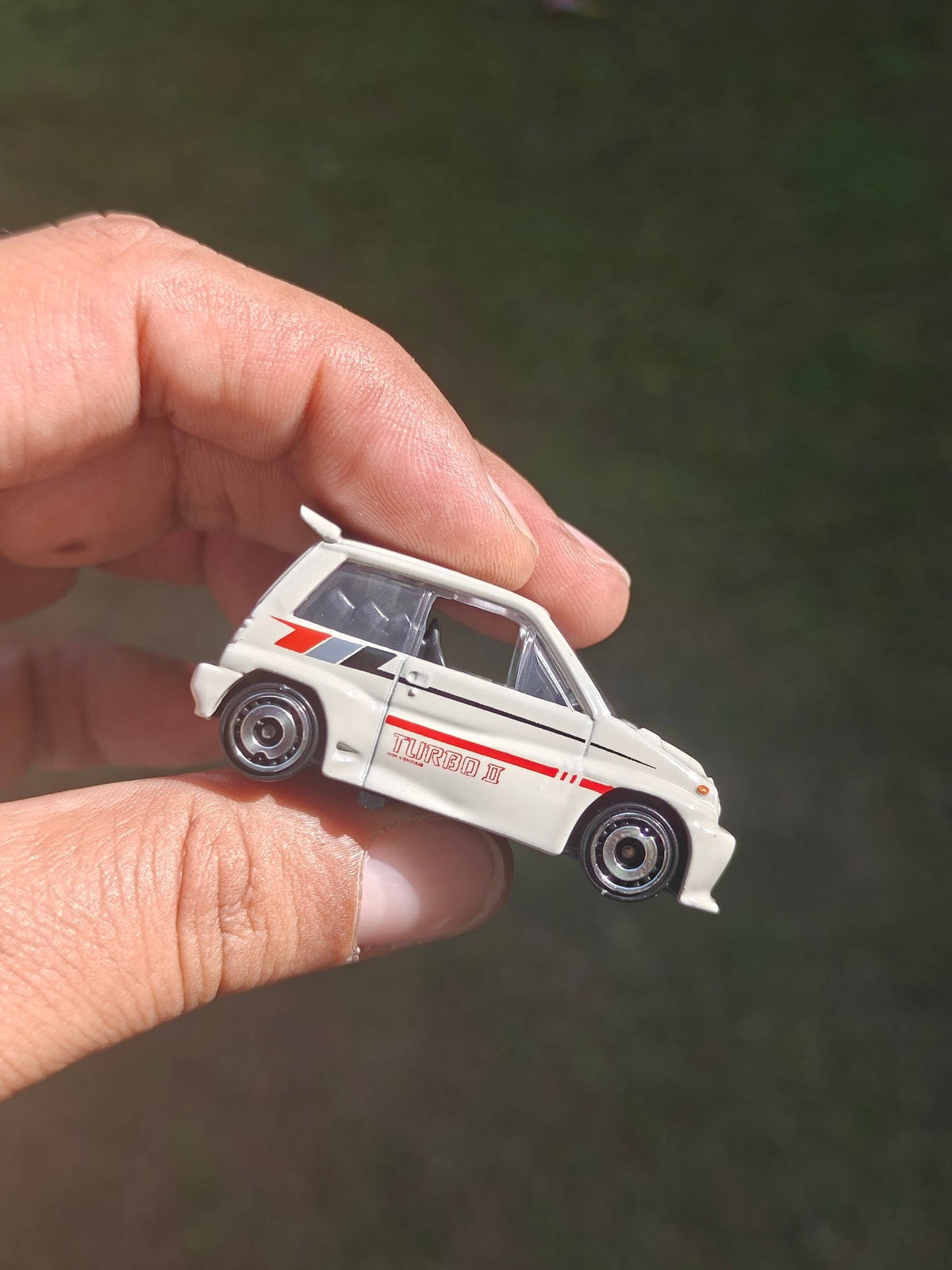 Hot Wheels 1985 Honda City Turbo II - Cream (Uncarded - New) - Kinder Logs