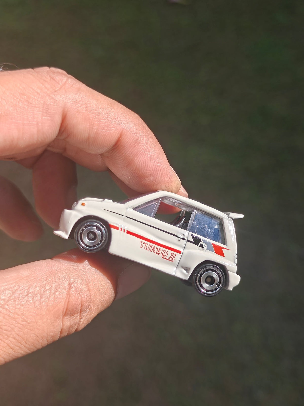 Hot Wheels 1985 Honda City Turbo II - Cream (Uncarded - New) - Kinder Logs