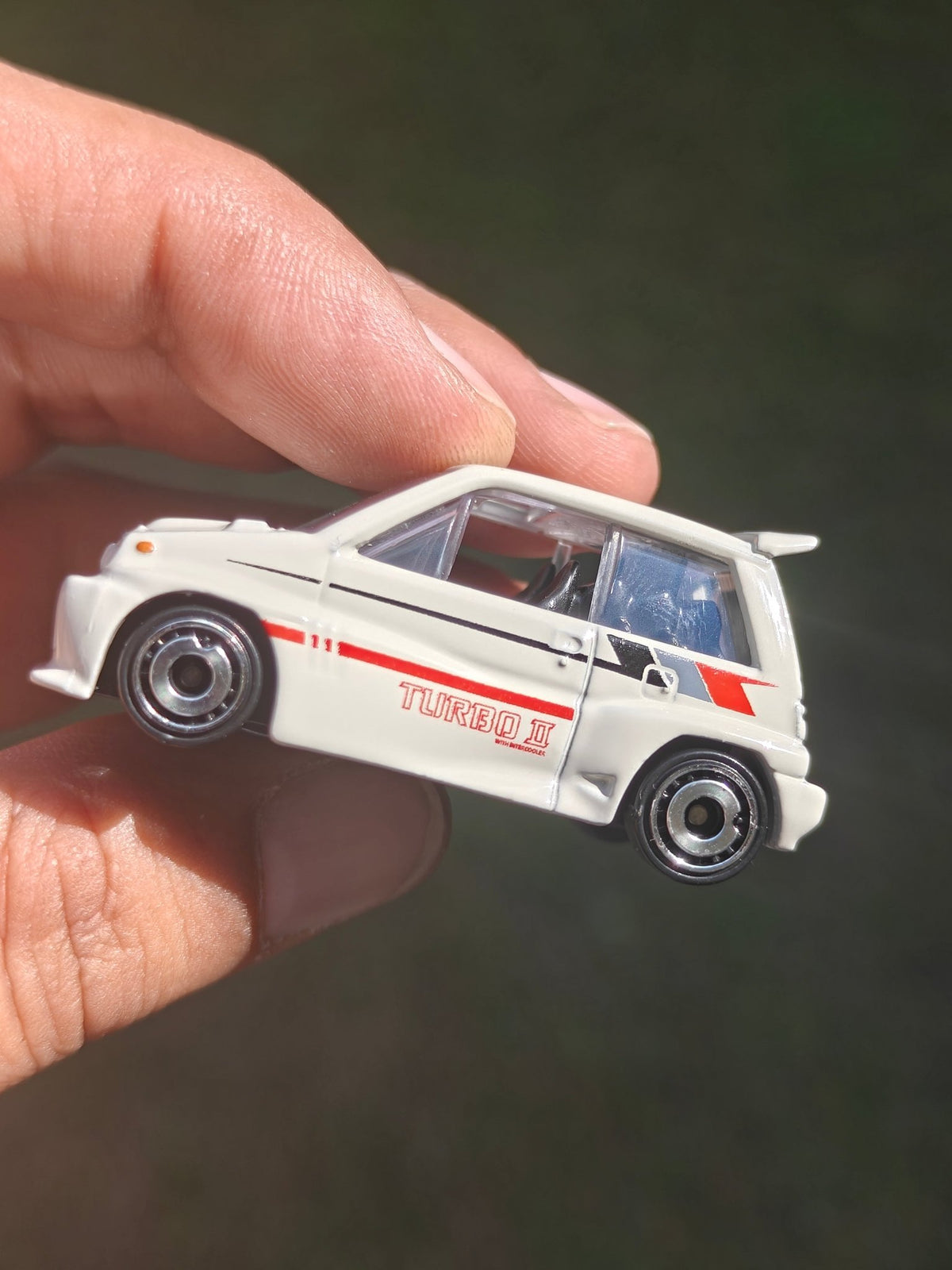Hot Wheels 1985 Honda City Turbo II - Cream (Uncarded - New) - Kinder Logs