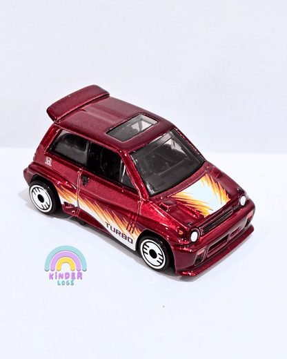 Hot Wheels 1985 Honda City Turbo II - Ultra Hots (Uncarded) - Kinder Logs