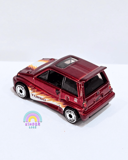 Hot Wheels 1985 Honda City Turbo II - Ultra Hots (Uncarded) - Kinder Logs