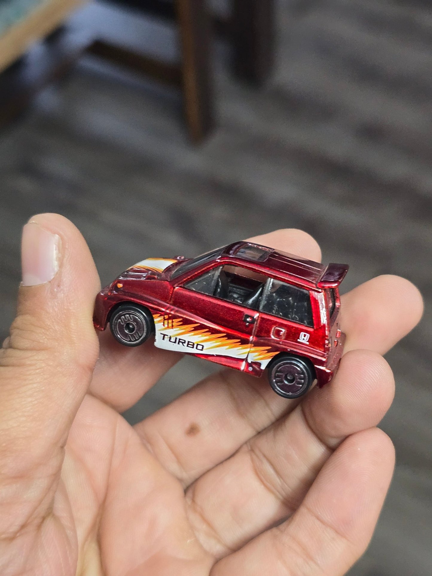 Hot Wheels 1985 Honda City Turbo II - Ultra Hots (Uncarded - New) - Kinder Logs