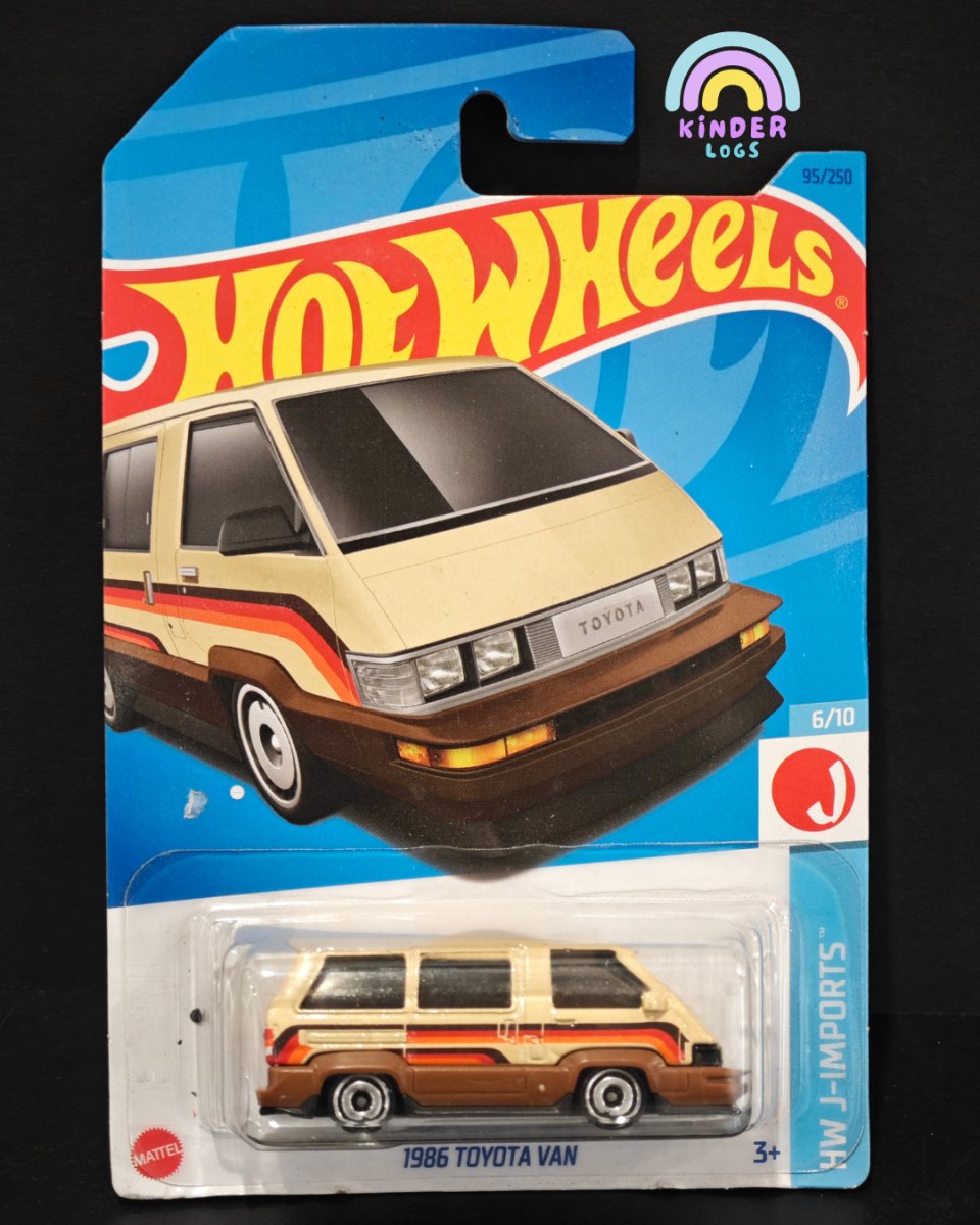 Hot Wheels 1986 Toyota Van - Kinder Logs