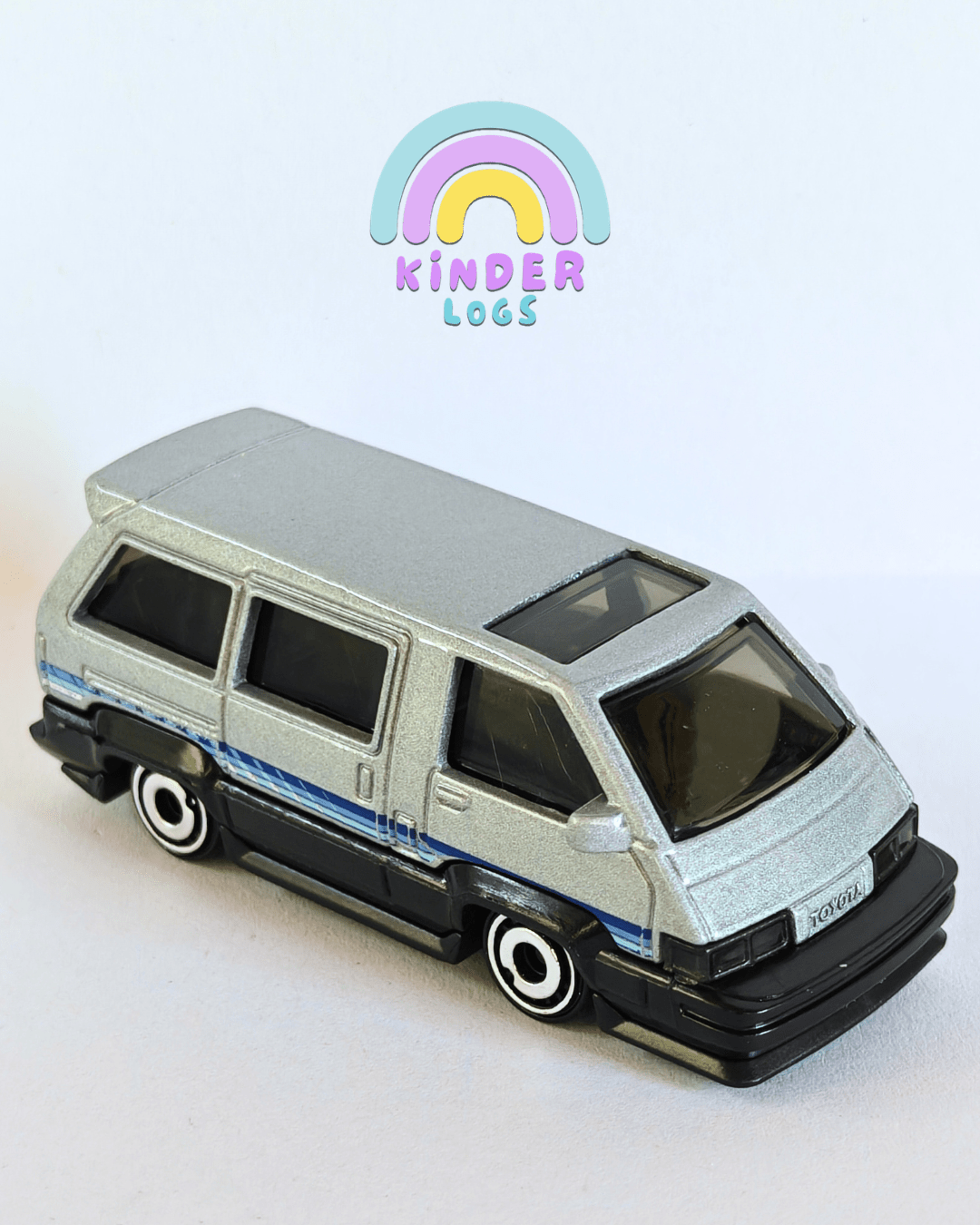 Hot Wheels 1986 Toyota Van - Silver (Uncarded - New) - Kinder Logs
