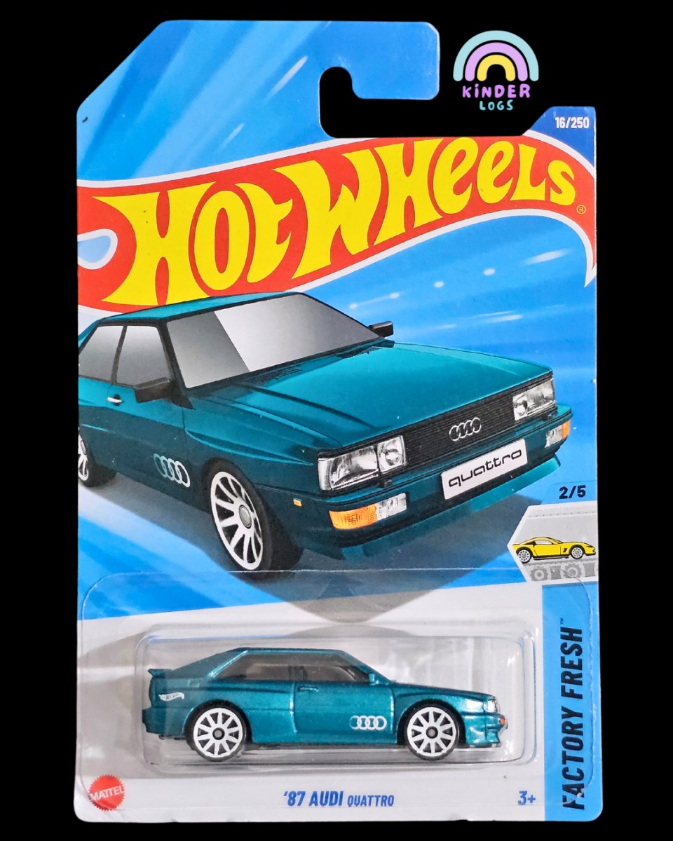 Hot Wheels 1987 Audi Quattro (A Case) - Kinder Logs