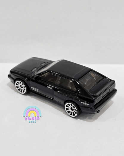 Hot Wheels 1987 Audi Quattro - Black (Uncarded) - Kinder Logs