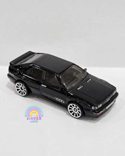 Hot Wheels 1987 Audi Quattro - Black (Uncarded) - Kinder Logs