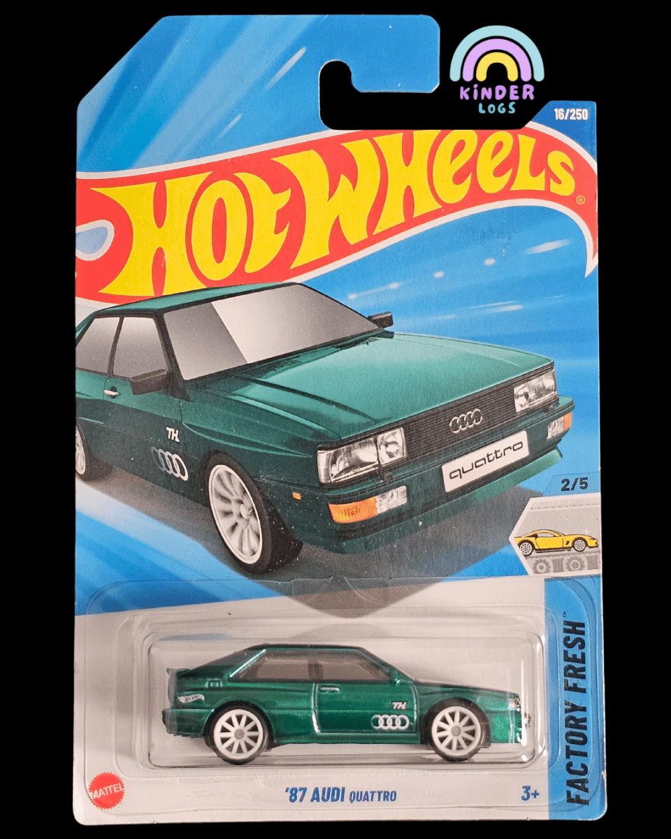 Hot Wheels 1987 Audi Quattro Super Treasure Hunt (STH) - Kinder Logs