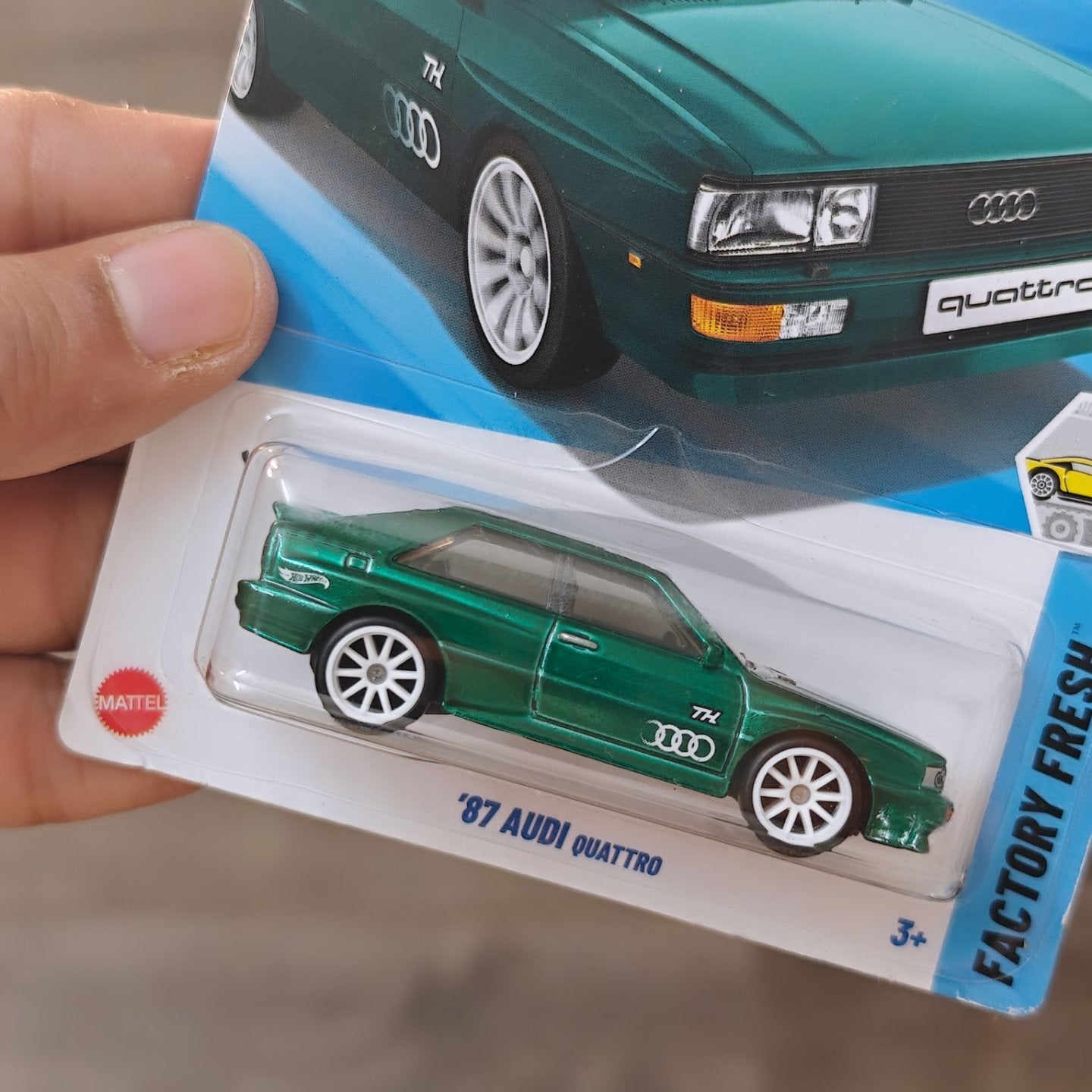 Hot Wheels 1987 Audi Quattro Super Treasure Hunt (STH) [SALE] - Kinder Logs