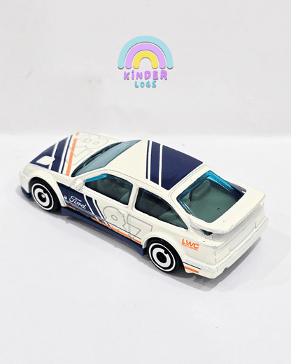 Hot Wheels 1987 Ford Sierra Cosworth - White (Uncarded) - Kinder Logs