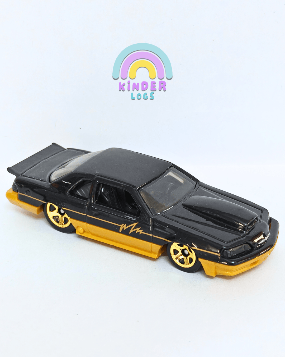 Hot Wheels 1988 Ford Thunderbird - Black (Uncarded - New) - Kinder Logs