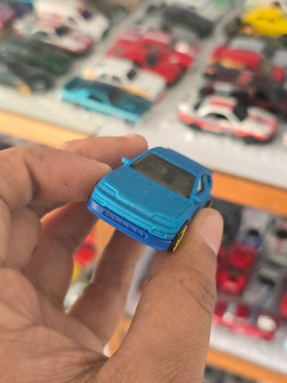 Hot Wheels 1988 Honda CR - X - Blue Color (Uncarded) - Kinder Logs