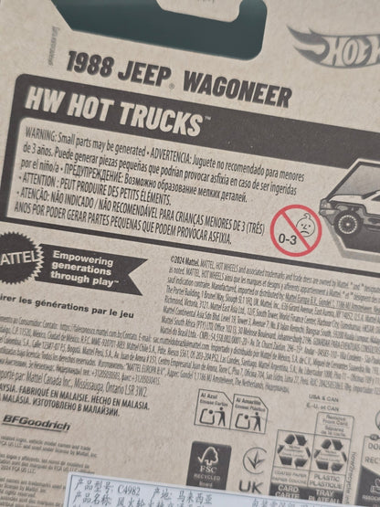Hot Wheels 1988 Jeep Wagoneer (Imported) - Kinder Logs