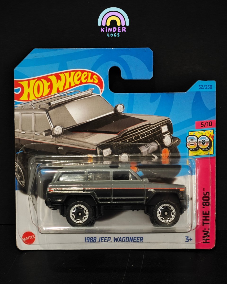 Hot Wheels 1988 Jeep Wagoneer (Short Card) - Kinder Logs