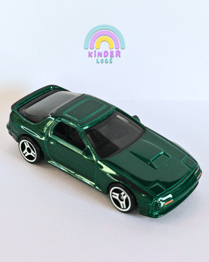 Hot Wheels 1989 Mazda Savanna RX7 - Bottle Green (Uncarded - New) - Kinder Logs