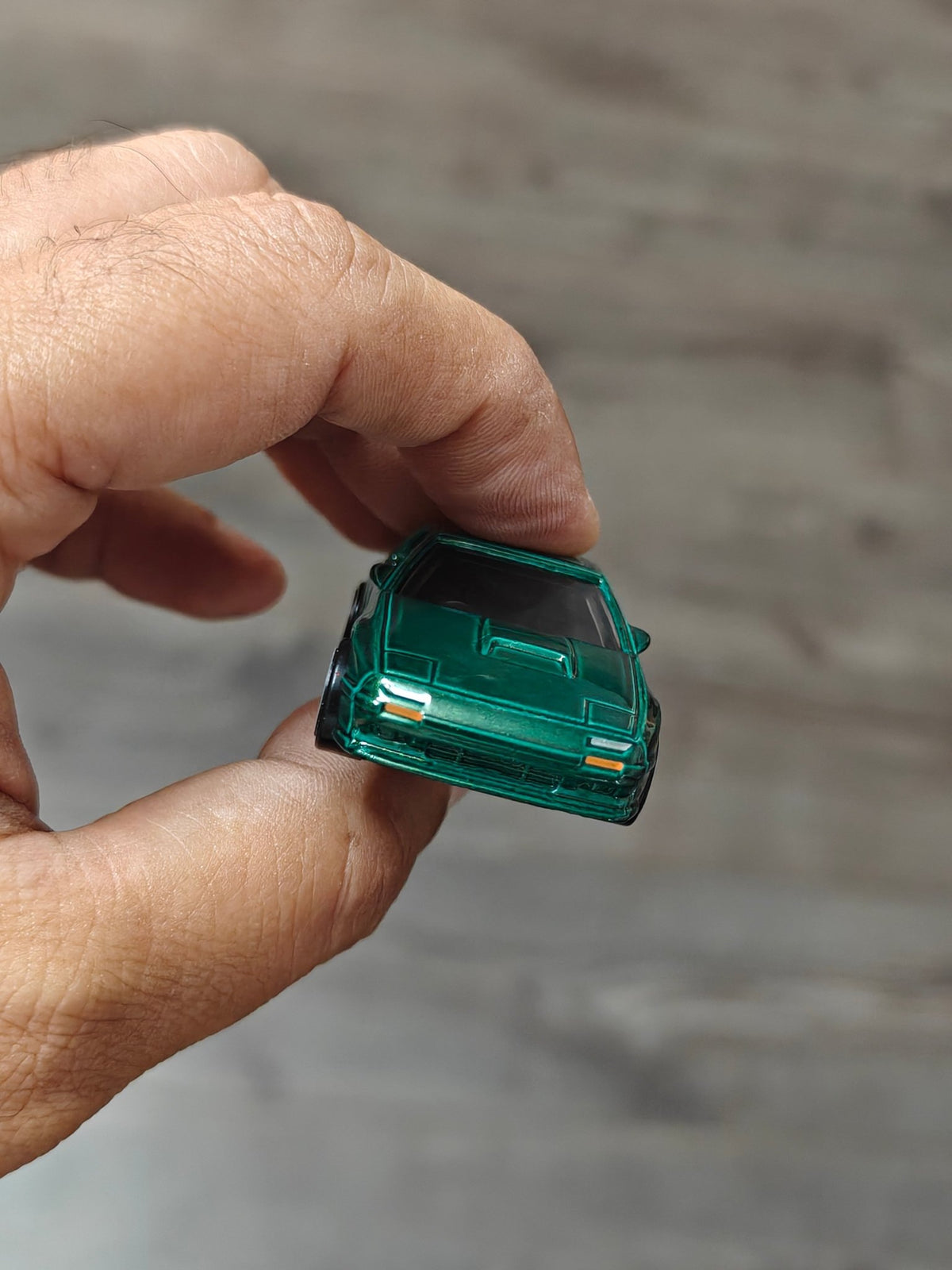 Hot Wheels 1989 Mazda Savanna RX7 - Bottle Green (Uncarded - New) - Kinder Logs