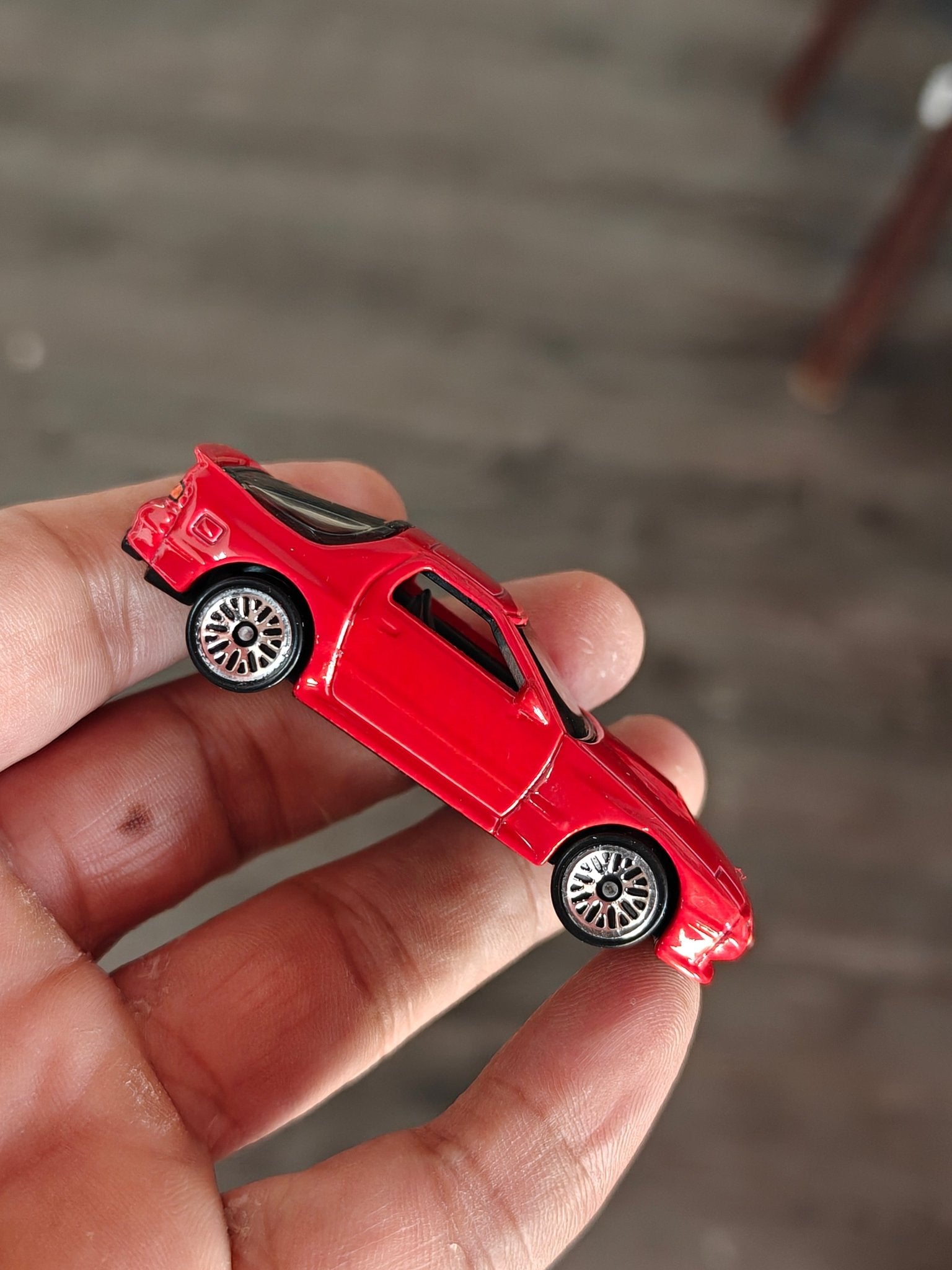 Hot Wheels 1989 Mazda Savanna RX7 (Red) - Kinder Logs