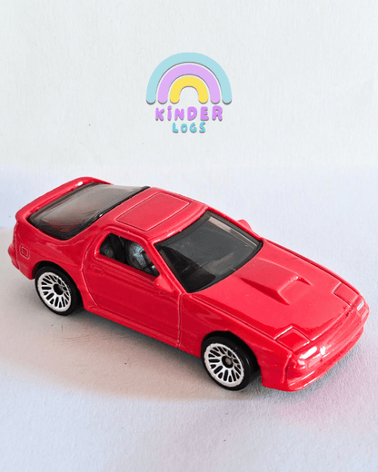 Hot Wheels 1989 Mazda Savanna RX7 (Red) - Kinder Logs