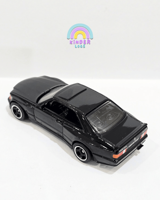 Hot Wheels 1989 Mercedes - Benz 560 SEC AMG - Black (Uncarded) - Kinder Logs