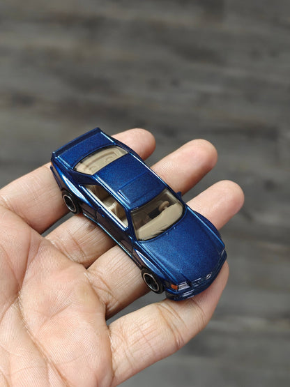 Hot Wheels 1989 Mercedes - Benz 560 SEC AMG - Dark Blue (Uncarded) - Kinder Logs