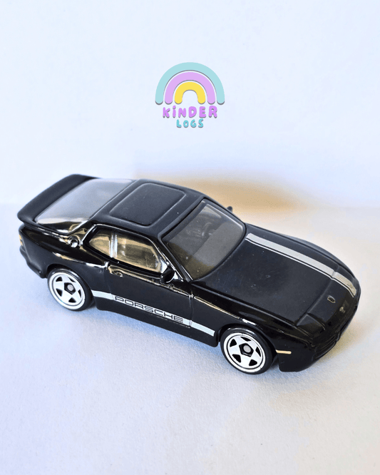 Hot Wheels 1989 Porsche 944 Turbo - Black (Uncarded - New) - Kinder Logs