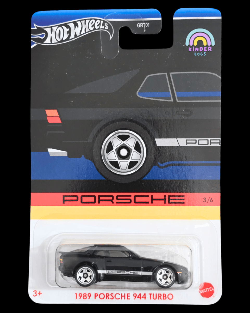 Hot Wheels 1989 Porsche 944 Turbo - Porsche Series (Imported) - Kinder Logs
