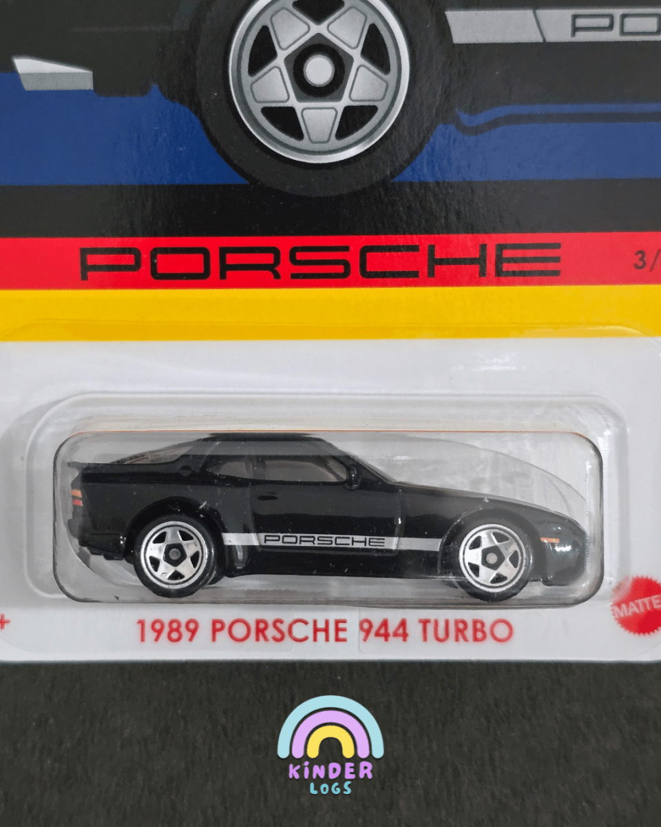 Hot Wheels 1989 Porsche 944 Turbo - Porsche Series (Imported) - Kinder Logs