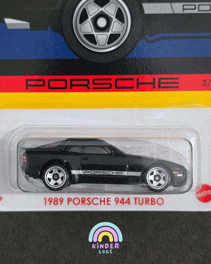 Hot Wheels 1989 Porsche 944 Turbo - Porsche Series (Imported) - Kinder Logs