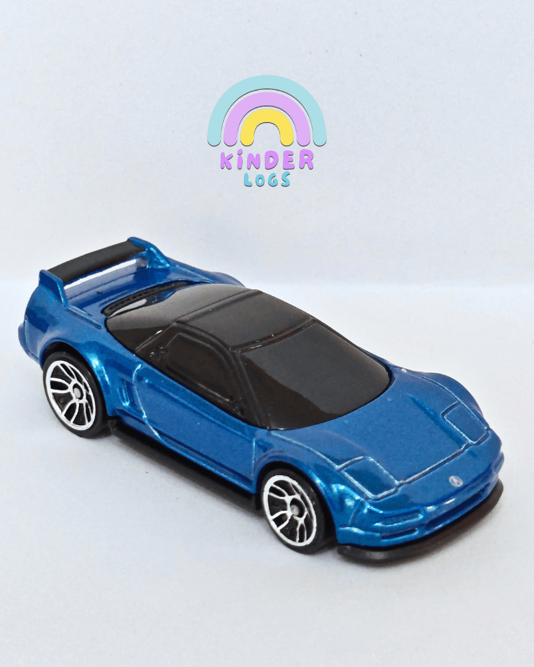 Hot Wheels 1990 Acura NSX - Blue (Uncarded - New) - Kinder Logs