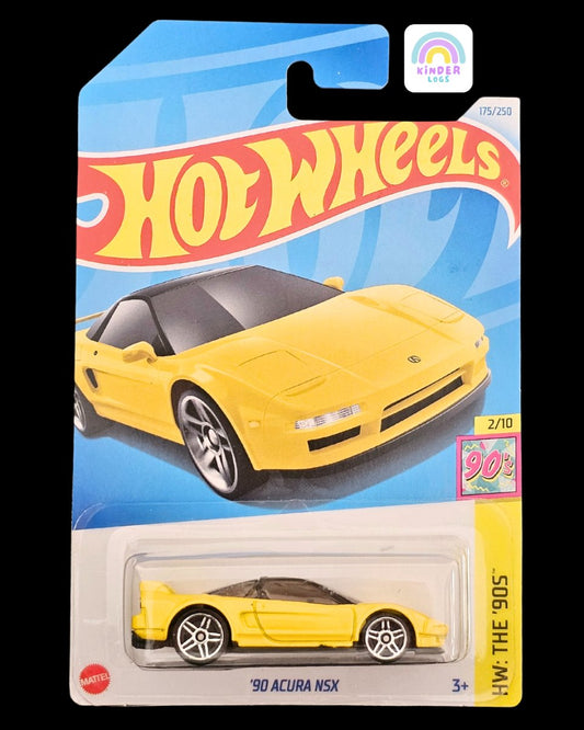 Hot Wheels 1990 Acura NSX (K Case) - Kinder Logs