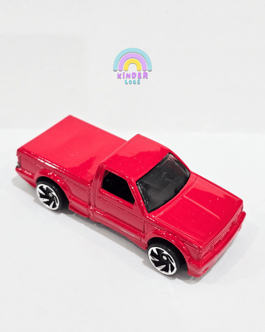 Hot Wheels 1991 GMC Syclone - Red (Uncarded) - Kinder Logs