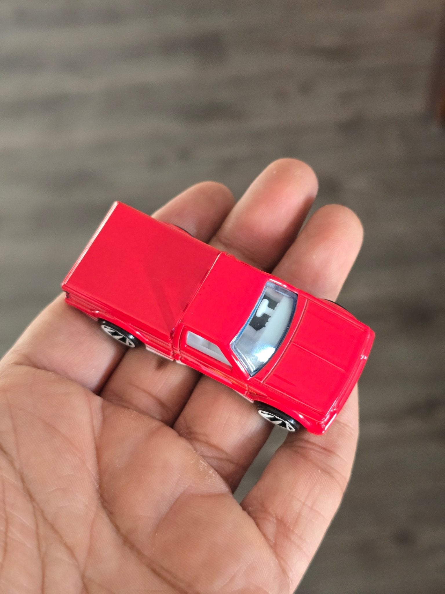 Hot Wheels 1991 GMC Syclone - Red With White Graphics (Uncarded - New) - Kinder Logs