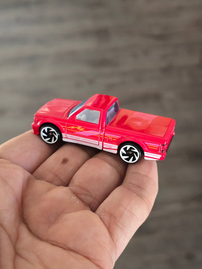 Hot Wheels 1991 GMC Syclone - Red With White Graphics (Uncarded - New) - Kinder Logs
