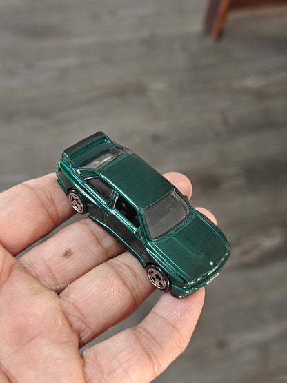 Hot Wheels 1992 BMW M3 - Green (Uncarded - New) - Kinder Logs