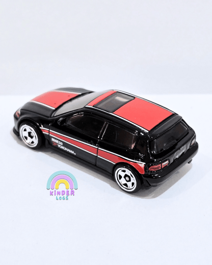 Hot Wheels 1992 Honda Civic EG - Black (Uncarded) - Kinder Logs