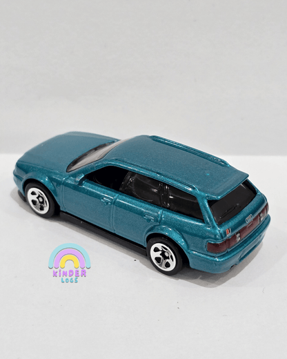 Hot Wheels 1994 Audi Avant RS2 - Teal (Uncarded) - Kinder Logs