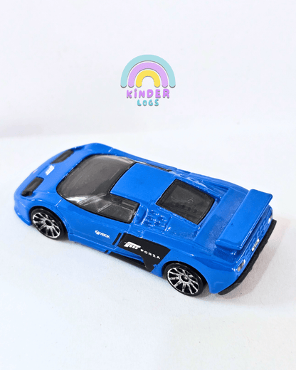 Hot Wheels 1994 Bugatti EB110 SS - Blue (Uncarded) - Kinder Logs
