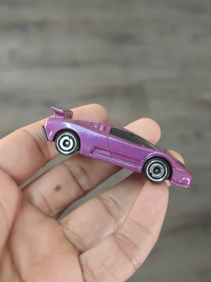 Hot Wheels 1994 Bugatti EB110 SS - Purple (Uncarded - New) - Kinder Logs