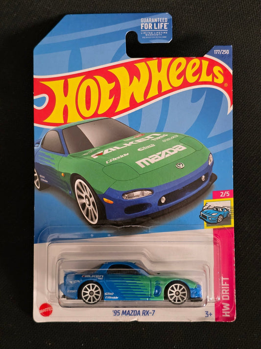 Hot Wheels 1995 Mazda RX - 7 Falken Edition (Imported) - Kinder Logs