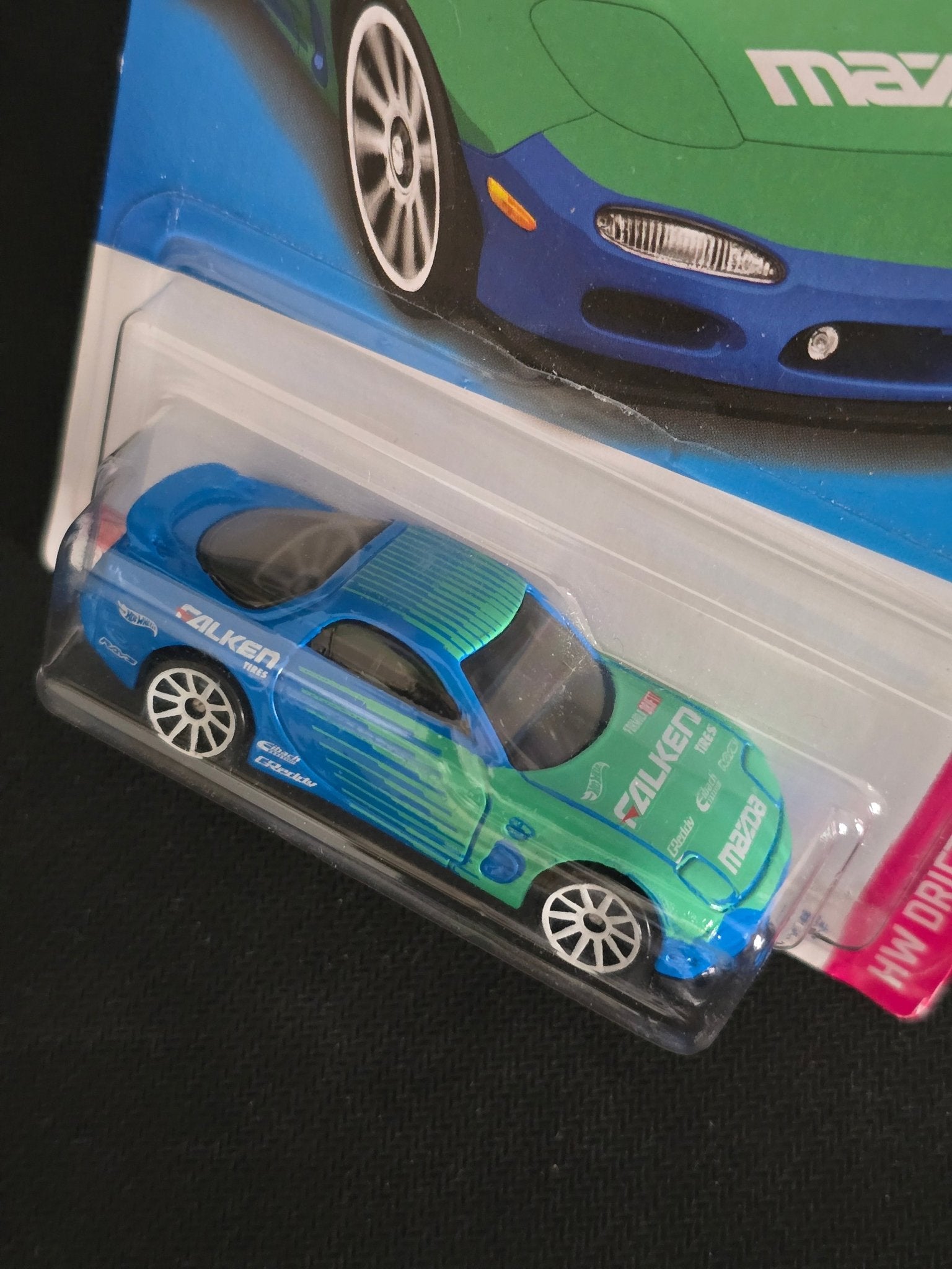 Hot Wheels 1995 Mazda RX - 7 Falken Edition (Imported) - Kinder Logs