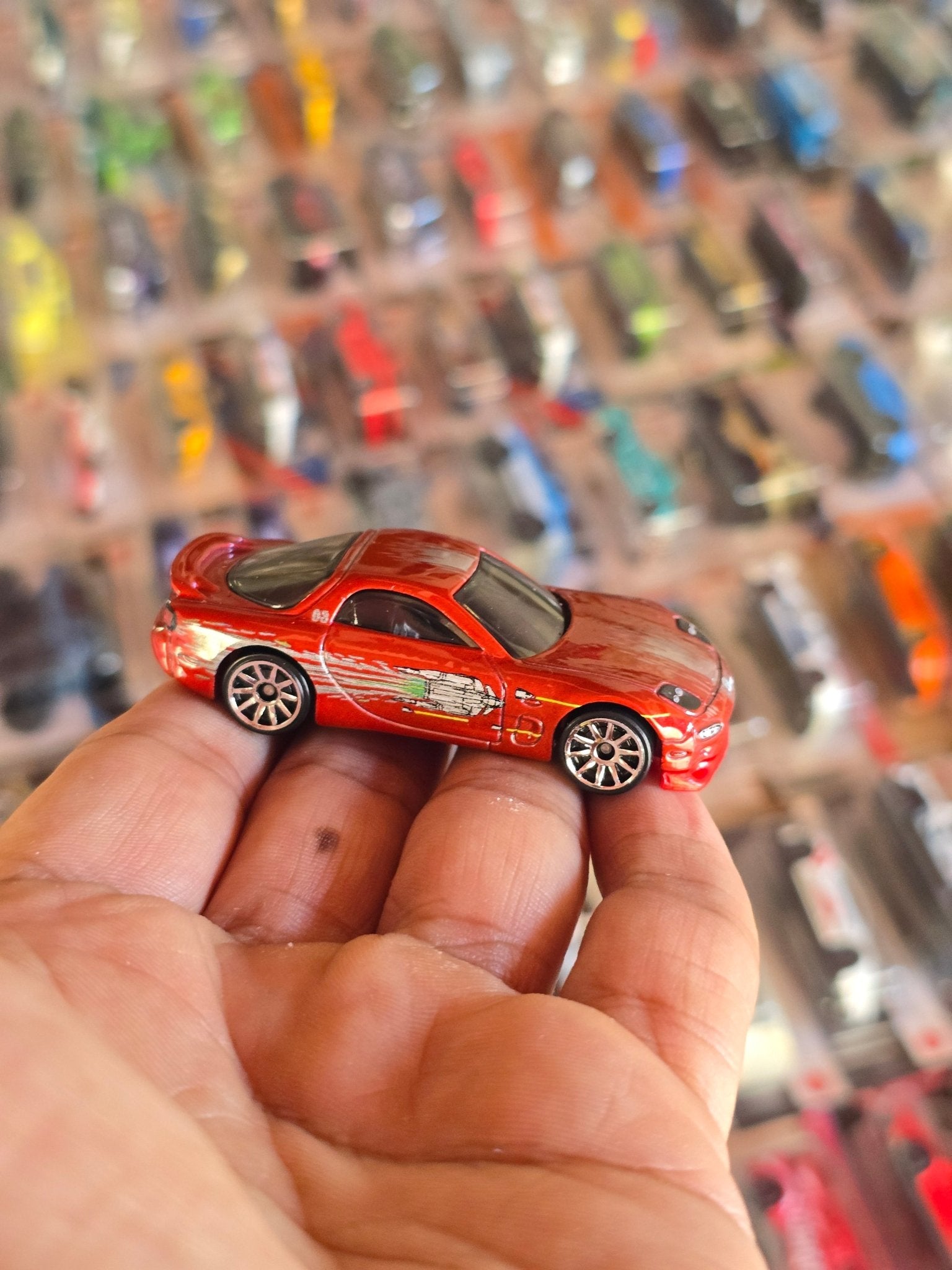 Hot Wheels 1995 Mazda RX - 7 - Fast And Furious (Uncarded) - Kinder Logs