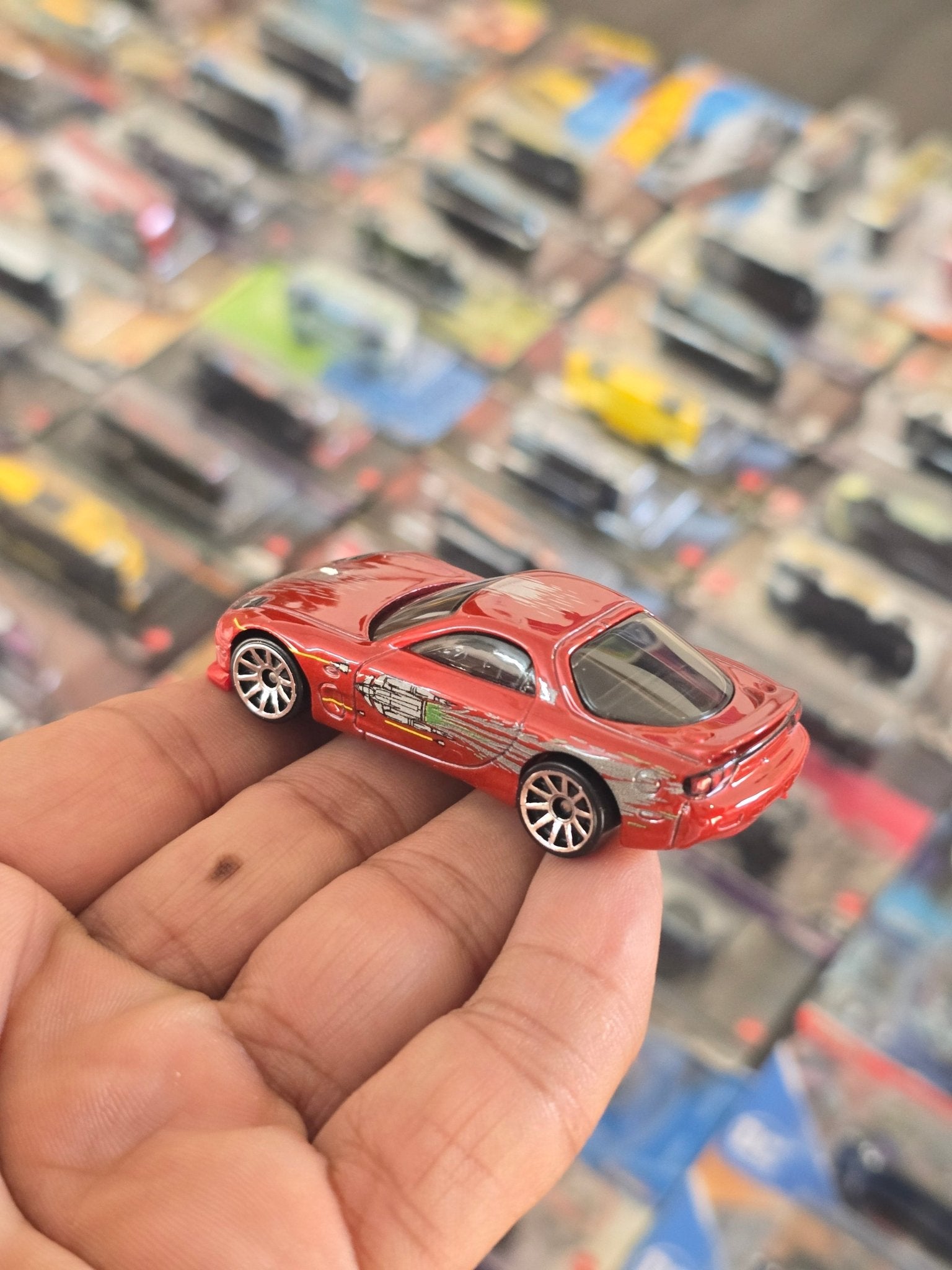 Hot Wheels 1995 Mazda RX - 7 - Fast And Furious (Uncarded) - Kinder Logs