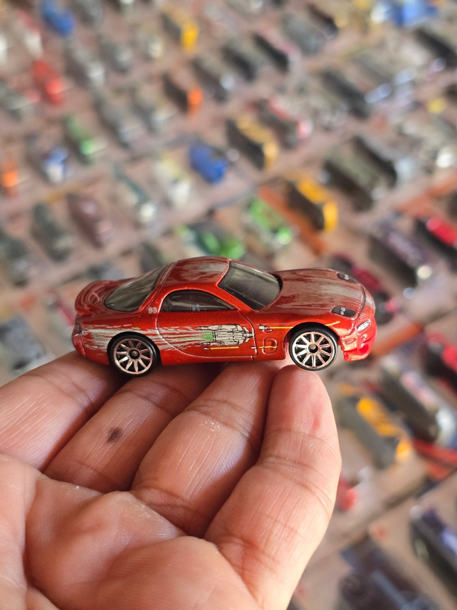 Hot Wheels 1995 Mazda RX - 7 - Fast And Furious (Uncarded) - Kinder Logs