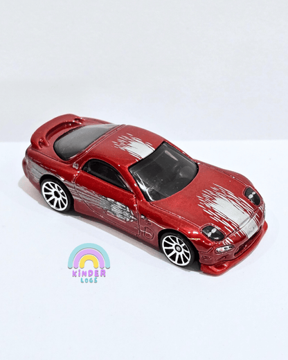 Hot Wheels 1995 Mazda RX - 7 - Fast And Furious (Uncarded) - Kinder Logs