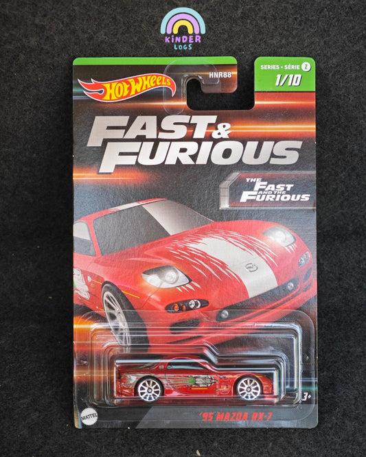 Hot Wheels 1995 Mazda RX7 | The Fast And The Furious - Kinder Logs