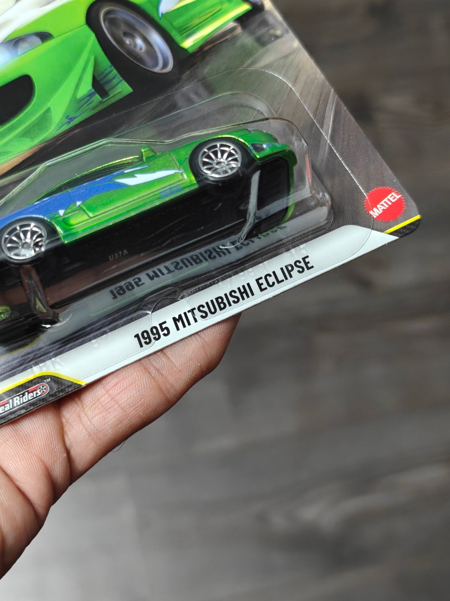 Hot Wheels 1995 Mitsubishi Eclipse Special Fast & Furious CHASE Car - Kinder Logs