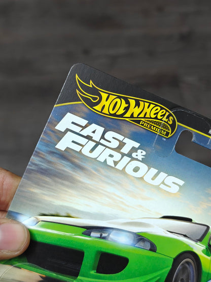 Hot Wheels 1995 Mitsubishi Eclipse Special Fast & Furious CHASE Car - Kinder Logs