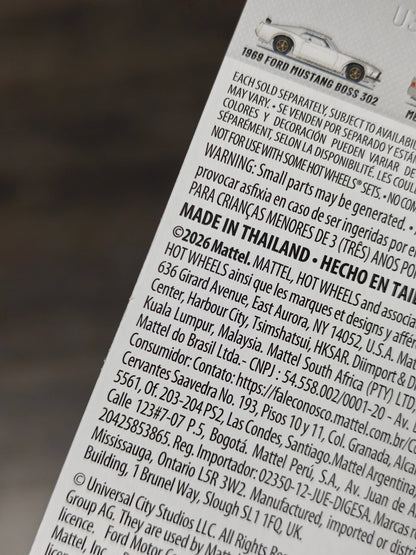 Hot Wheels 1995 Mitsubishi Eclipse Special Fast & Furious CHASE Car - Kinder Logs