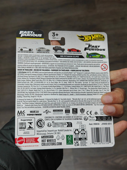 Hot Wheels 1995 Mitsubishi Eclipse Special Fast & Furious CHASE Car - Kinder Logs